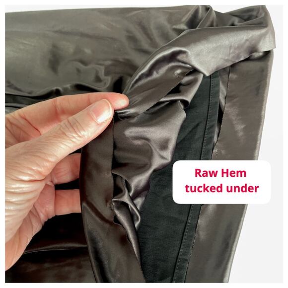 Poleci Women's Draped Matte Satin Mini Slip Dress Sz M Dark Brown Straps Slinky - Picture 7 of 10